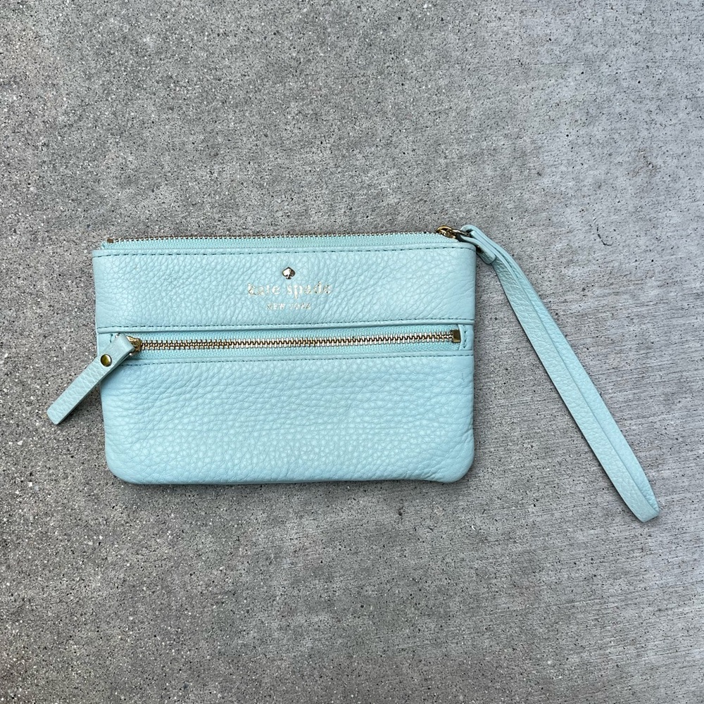 Kate Spade Light Blue Wristlet
